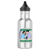 Veterinary Microbiologist – Lab Science Design Edelstahlflasche (Rechts)