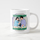 Veterinary Microbiologist – Lab Science Design Jumbo-Tasse (Rechts)