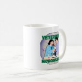 Veterinary Microbiologist – Lab Science Design Kaffeetasse (VorderseiteRechts)