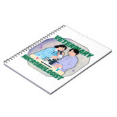 Veterinary Microbiologist – Lab Science Design Notizblock (Linke Seite)