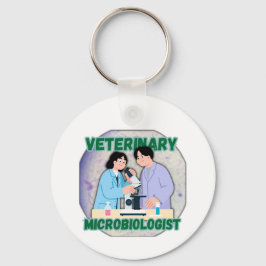 Veterinary Microbiologist – Lab Science Design Schlüsselanhänger