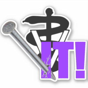 Veterinary Nagel! Aufkleber