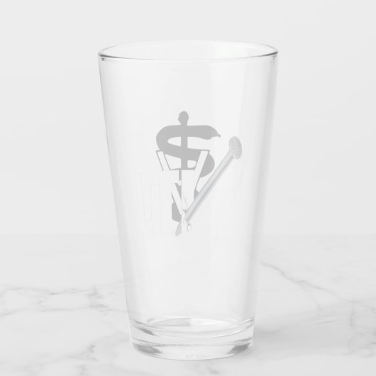 Veterinary Nagel! Glas (Rückseite)