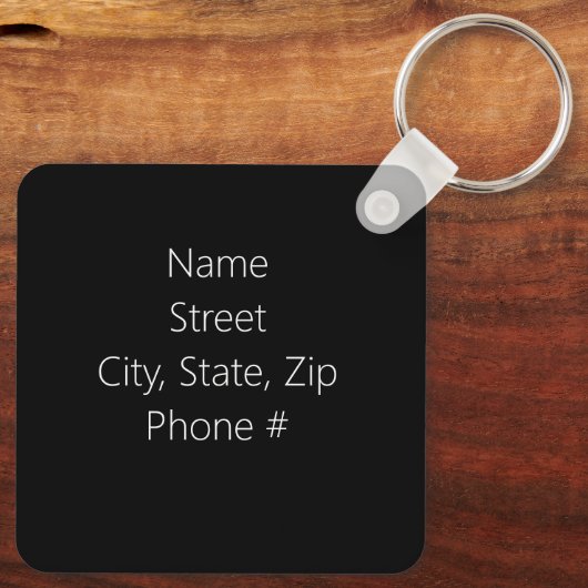 Veterinary Nurse Schlüsselanhänger (Rückseite)