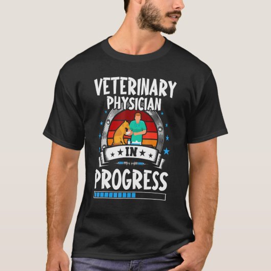 Veterinary Physician In Progress Trainee Student T-Shirt (Vorderseite)
