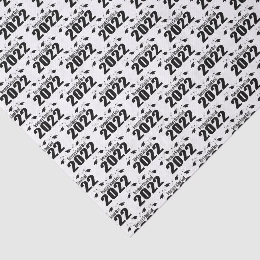 Veterinary School Grad 2022 Gewebepapier (schwarz) Seidenpapier (Ausschnitt)