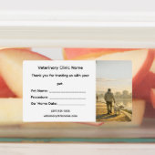 Veterinary Surgery Go‑Home Label – Large Etiketten (Befestigt)