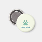 Veterinary Technician Magnet (Vorderseite/Rückseite)
