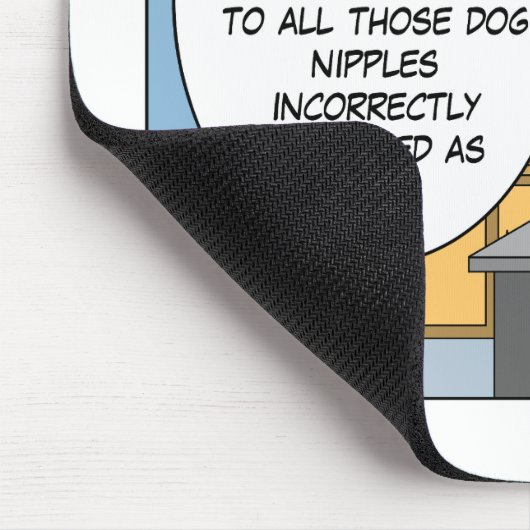 Veterinary Tick Joke Mouse Pad Mousepad (Ecke)