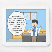 Veterinary Tick Joke Mouse Pad Mousepad (Vorne)