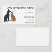 Veterinary Veterinary Clinic Hospital Visitenkarte (Vorne/Hinten)