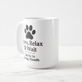 Veterinary Waiting Room Mug Kaffeetasse (Vorderseite Links)