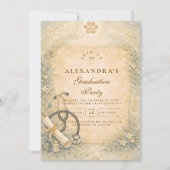 Veterinary White Coat Graduation Party Einladung (Vorderseite)