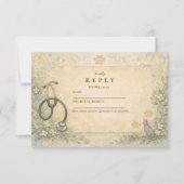 Veterinary White Coat Graduation Party RSVP Karte (Vorderseite)