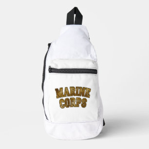 VetGearHQ.com Marine Corps Veteran Logo Emblem Crossbody Bag