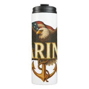 VetGearHQ.com Marine Corps Veteran Logo Emblem Thermosbecher