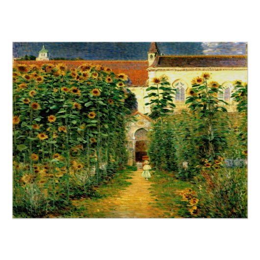 Vétheuil Garden Poster (Vorderseite)