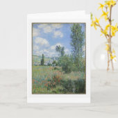 Vétheuil Greeting Card Karte (Gelbe Blume)