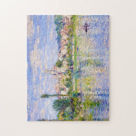 Vetheuil im Sommer Claude Monet Puzzle (Vertikal)