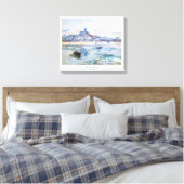 Vetheuil im Winter Claude Monet Leinwanddruck (Insitu (Schlafzimmer))