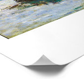 Vetheuil im Winter Claude Monet Poster (Ecke)