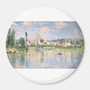 Vetheuil in Summer by Claude Monet Magnet