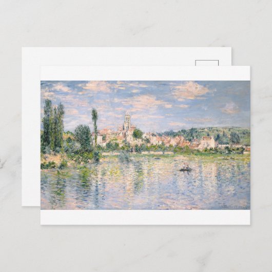 Vetheuil in Summer by Claude Monet Postkarte (Vorne/Hinten)