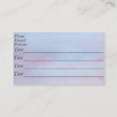 vetinary ursprünglicher Kunstentwurf der Eseltiere Visitenkarte (Rückseite)