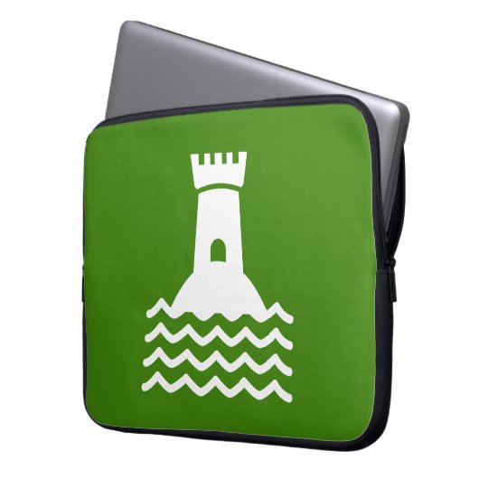 Vetravian Flag - Notebook-Sieb Laptopschutzhülle (Vorderseite Links)