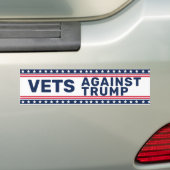 Vets Against Trump Politics Autoaufkleber (Auf Auto)