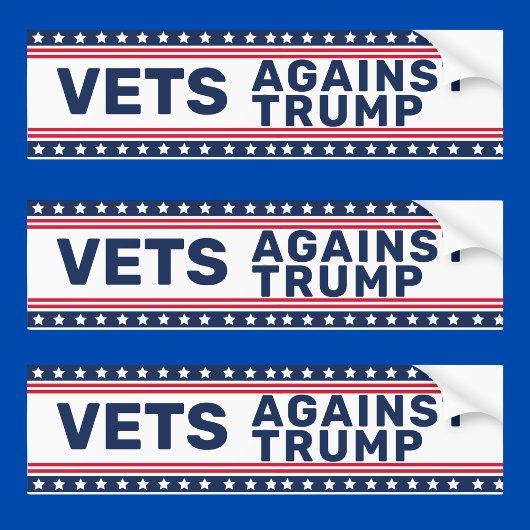 Vets Against Trump Politics Autoaufkleber