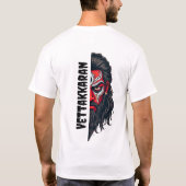 Vettakaaran - Stylized Theyyam Hunter T-Shirt (Rückseite)