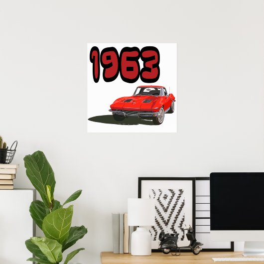 Vette63 Poster (Heimbüro)
