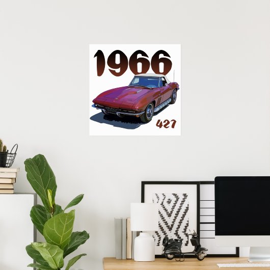 Vette66 Poster (Heimbüro)