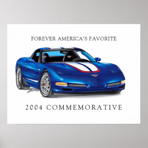 Vette Illustration Poster