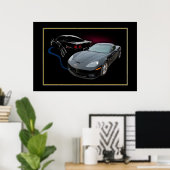 Vette One Gold Poster (Heimbüro)