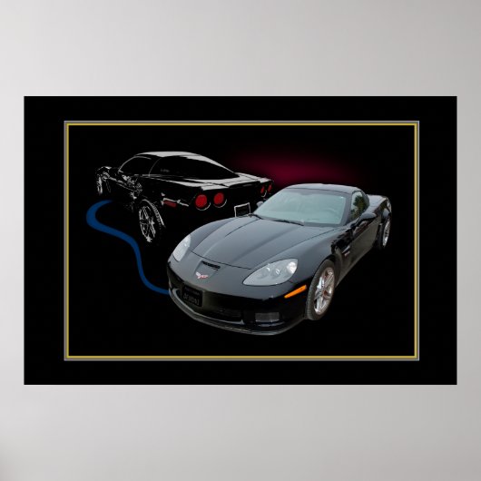 Vette One Gold Poster (Vorne)