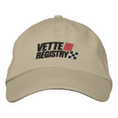 Vette Registry Logo Embroidered Light Hat Bestickte Baseballkappe (Vorderseite)