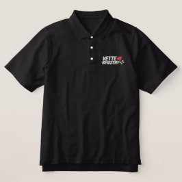 Vette Registry Logo Embroidered Polo Shirt (Dark)