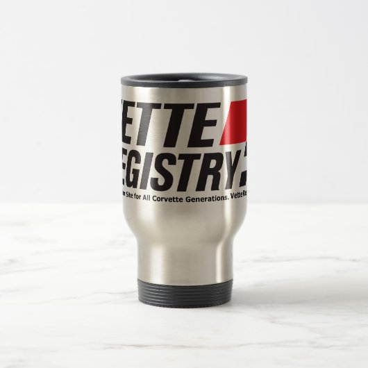 Vette Registry Logo Mug Reisebecher (Mittel)