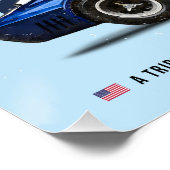 Vette Sting Ray Grand Sport Tribute Poster (Ecke)