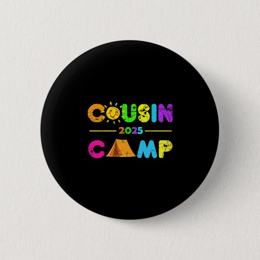 Vetter-Camp 2025 Camping-Sommerferien 2025 Fami Button (Vorderseite)