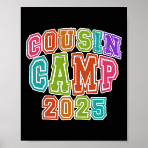 Vetter Camping Crew 2025 Frühlingsferien Sommer-Tr Poster