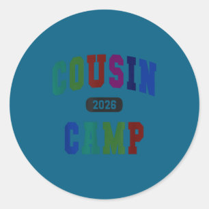 Vetter-Camping-Treffen 2026 Familientreffen-Crew Runder Aufkleber