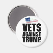 Vetter gegen Trump Magnet (Vorderseite/Rückseite)