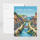 Veules-les-Rosen Frankreich Postkarte (Vorne/Hinten)