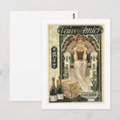 Veuve Amiot Postkarte (Vorne/Hinten)