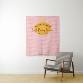 Veuve Before Vows Bachelorette Fotoshop Hintergrun Wandteppich (Beispiel)