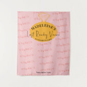 Veuve Before Vows Bachelorette Fotoshop Hintergrun Wandteppich (Vorderseite)