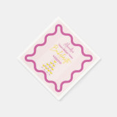 Veuve Before Vows Bachelorette Weekend Serviette (Ecke)